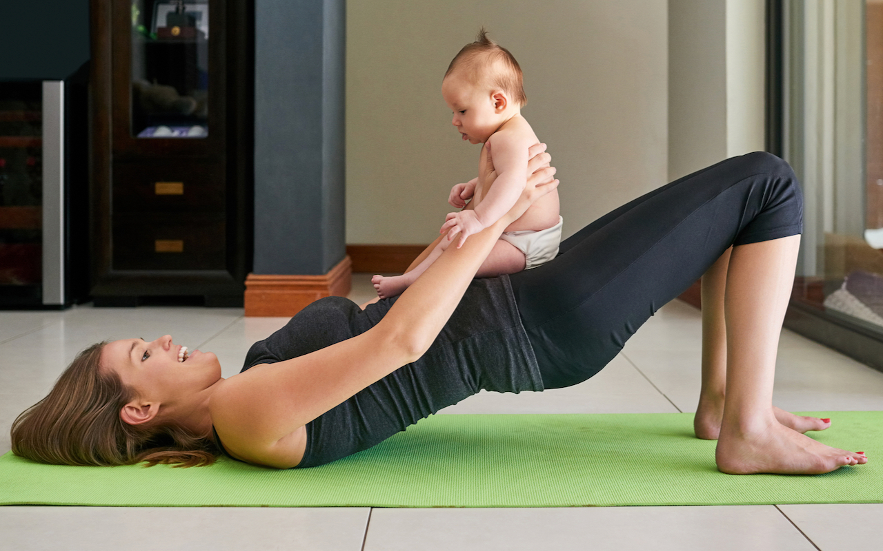 postnatal yoga guide to strengthen new moms